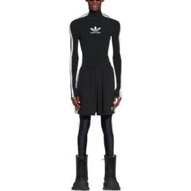 Pantalones cortos largos Balenciaga x adidas «Black» 723881TNVN28482