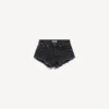 Pantalones cortos mini de mujer en azul marino/negro sobreteñido Pantalones cortos mini de mujer en azul marino/negro sobreteñido