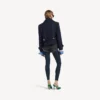 Pantalones cortos mini de mujer en azul marino/negro sobreteñido Pantalones cortos mini de mujer en azul marino/negro sobreteñido