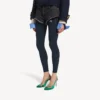 Pantalones cortos mini de mujer en azul marino/negro sobreteñido Pantalones cortos mini de mujer en azul marino/negro sobreteñido
