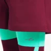 Pantalones cortos técnicos para hombre en color burdeos/aguamarina Pantalones cortos técnicos para hombre en color burdeos/aguamarina