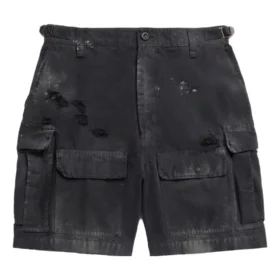 Pantalones cortos tipo Cargo «Negro» 746516TKP271000