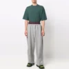 Pantalones de chándal con doble cintura «Trompe L’oeil» «Rojo Gris» 662627TKM366100