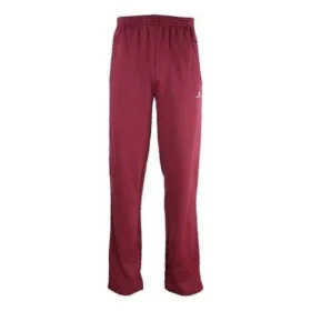 Pantalones de chándal con paneles bordados «Burgundy White» 601609TGV046260