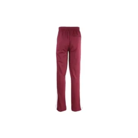 Pantalones de chándal con paneles bordados «Burgundy White» 601609TGV046260