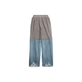 Pantalones de chándal con parches «Gris índigo» 745264TNW014012