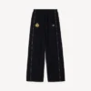Pantalones de chándal de fútbol para hombre en negro Pantalones de chándal de fútbol para hombre en negro