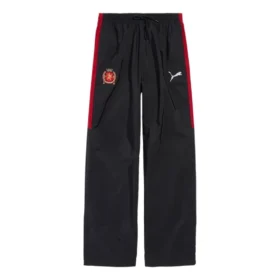 Pantalones de chándal grandes Balenciaga x Puma «Negro Rojo» 850702TPQ381000