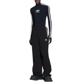 Pantalones de chándal holgados Balenciaga x adidas «Black» 723824TNVN28482