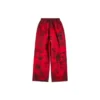 Pantalones de chándal holgados con estampado de grafitis de Skater «Rojo» 740028TOVA86400