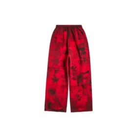 Pantalones de chándal holgados con estampado de grafitis de Skater «Rojo» 740028TOVA86400