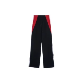 Pantalones de chándal holgados de felpa Balenciaga x adidas «Black White Red» 723970TNVN56278