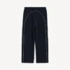 Pantalones de chándal holgados de fútbol para hombre en negro Pantalones de chándal holgados de fútbol para hombre en negro