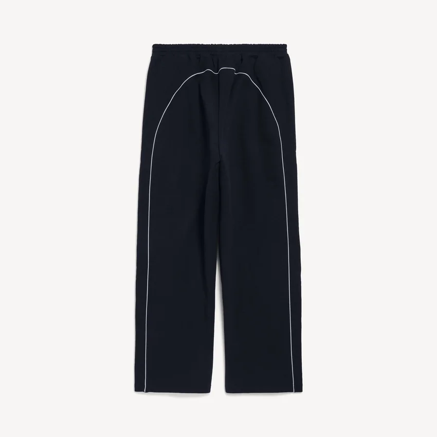 Pantalones de chándal holgados de fútbol para hombre en negro Pantalones de chándal holgados de fútbol para hombre en negro