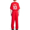 Pantalones de chándal holgados de fútbol «Rojo Blanco» 777708TPVW36643