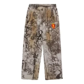 Pantalones de chándal holgados Skater Graffiti «Heather Grey» 740028TOVA81300