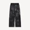 Pantalones de chándal para hombre en negro/burdeos Pantalones de chándal para hombre en negro/burdeos