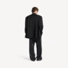 Pantalones de chándal para hombre en negro/burdeos Pantalones de chándal para hombre en negro/burdeos