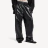 Pantalones de chándal para hombre en negro/burdeos Pantalones de chándal para hombre en negro/burdeos