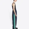 Pantalones de chándal Sporty B «Azul oscuro, verde y blanco» 675491TKO484063