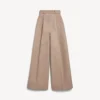 Pantalones de cintura alta para mujer en color duna Pantalones de cintura alta para mujer en color duna