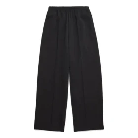 Pantalones de cintura elástica y corte recto «Negro» 743903TNT391000