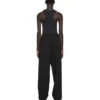 Pantalones de cintura elástica y corte recto «Negro» 743903TNT391000