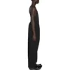 Pantalones de cintura elástica y corte recto «Negro» 743903TNT391000