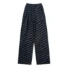 Pantalones de pijama BB Monogram «Negro Gris» 658883TML361269