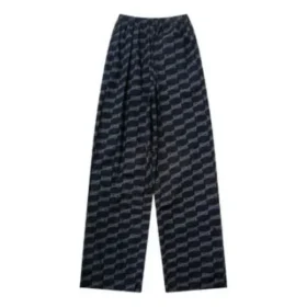 Pantalones de pijama BB Monogram «Negro Gris» 658883TML361269