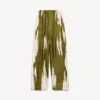 Pantalones de pijama de mujer con estampado «brush scratch» en color caqui Pantalones de pijama de mujer con estampado «brush scratch» en color caqui