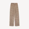 Pantalones de pijama de mujer con monograma en beige/negro Pantalones de pijama de mujer con monograma en beige/negro
