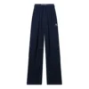 Pantalones de Track de pierna ancha con banda con el logotipo «Sporty B» «Negro» 675346TLVA11070