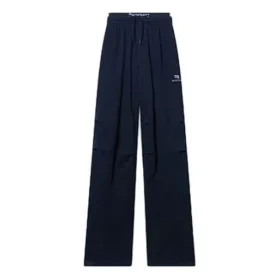 Pantalones de Track de pierna ancha con banda con el logotipo «Sporty B» «Negro» 675346TLVA11070