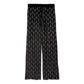 Pantalones elásticos «Paris» «Negro» 806204TRVJ11000