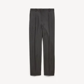 Pantalones entallados de sastrería para mujer en azul marino oscuro