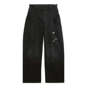 Pantalones entallados góticos «Negro» 746497TBP011000