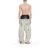 Pantalones holgados con diseño de graffiti «Gris» 745223TBP475411