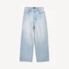 Pantalones holgados en azul claro Pantalones holgados en azul claro
