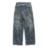 Pantalones holgados «Light Blue» 745213TNW014974
