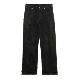 Pantalones holgados muy desgastados «Black» 745248TBP471363