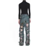 Pantalones holgados muy desgastados «Light Blue» 745248TNW014012