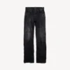 Pantalones rectos de ciudad para mujer en negro Pantalones rectos de ciudad para mujer en negro