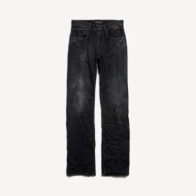 Pantalones rectos de ciudad para mujer en negro