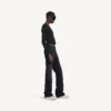 Pantalones rectos de ciudad para mujer en negro Pantalones rectos de ciudad para mujer en negro