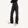 Pantalones rectos de ciudad para mujer en negro Pantalones rectos de ciudad para mujer en negro