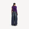 Pantalones «Tulipe» para mujer en azul océano oscuro Pantalones «Tulipe» para mujer en azul océano oscuro