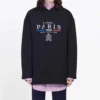 Paris Flag Velvet Unisex Negro 594576TGV491000