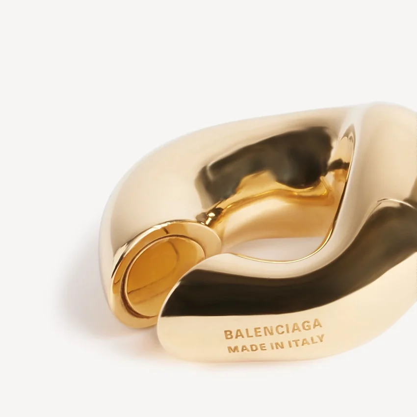Pendiente tipo «ear cuff» Eisa XS para mujer en oro brillante Pendiente tipo «ear cuff» Eisa XS para mujer en oro brillante