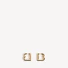 Pendientes de a para mujer en oro brillante Pendientes de a para mujer en oro brillante